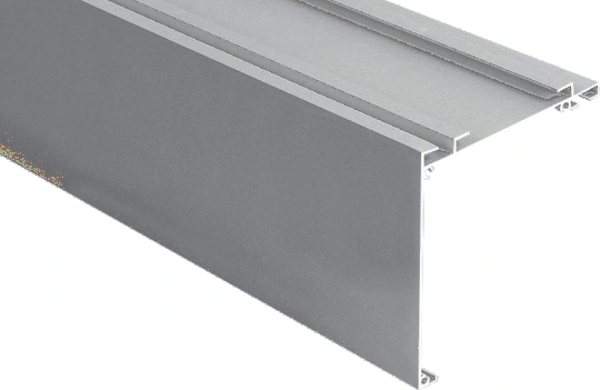 Flexible Curtain Aluminum Profile Rail Series 2
