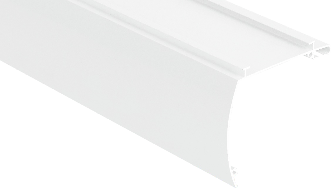 Flexible Curtain Aluminum Profile Rail Series 33