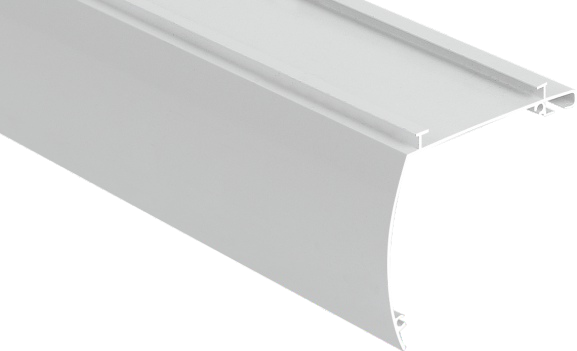 Flexible Curtain Aluminum Profile Rail Series 34
