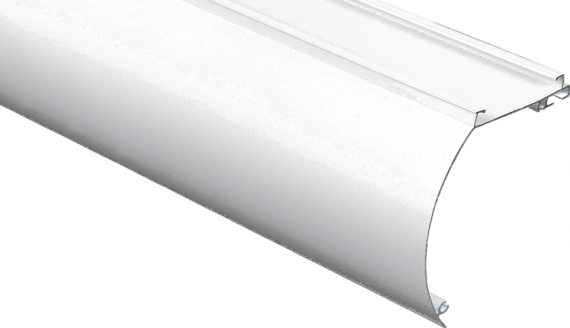 Flexible Curtain Aluminum Profile Rail Series 61