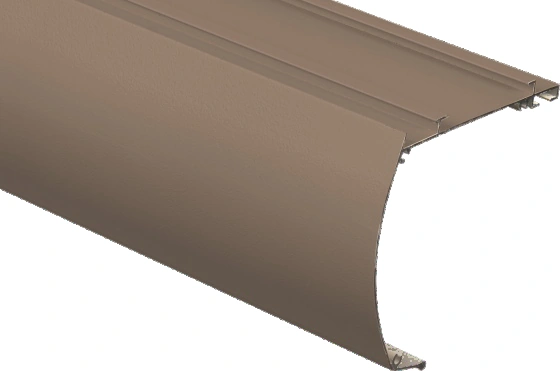 Flexible Curtain Aluminum Profile Rail Series 76