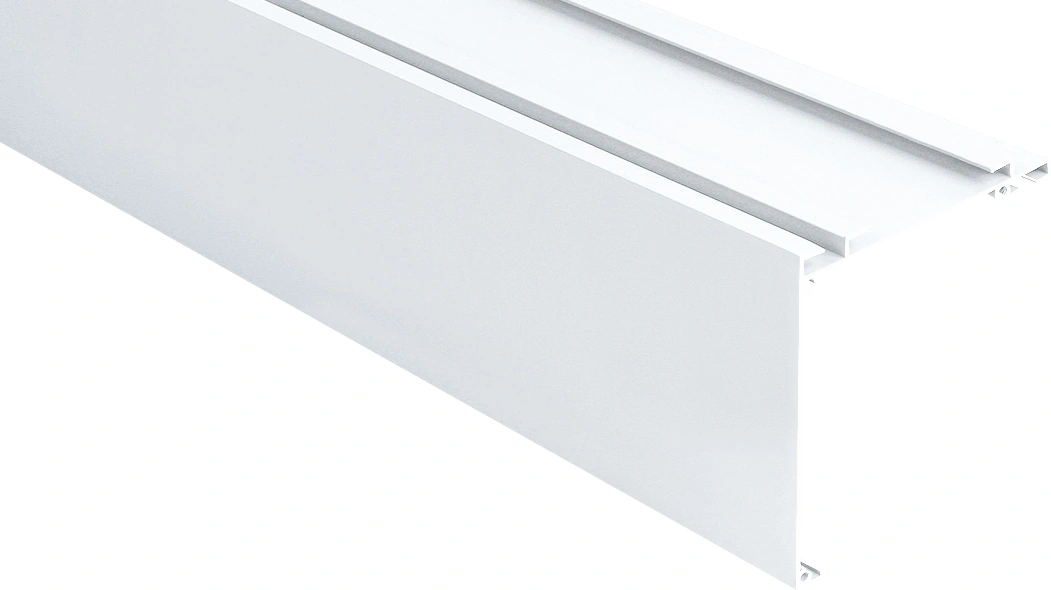 Serie de rieles de aluminio para cortina de gasa